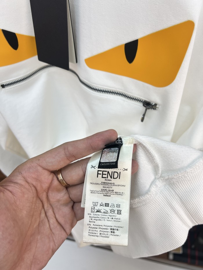 Fendi Womens Mens Sweatshirt Luxury Brand Mens Sweatshirts   