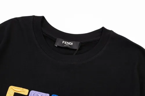 Fendi Luxury Brand Women Mens Short Sleeve T-Shirt   