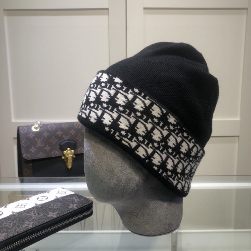 Dior Men Womens Knit Hat Luxury Brand Design Dior Cap with Original Box  