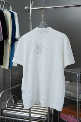 Louis Vuitton Luxury Brand Men Womens Short Sleeve Knit T-Shirt   