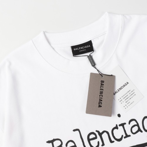 Balenciaga Luxury Brand Women Mens Short Sleeve T-Shirt   