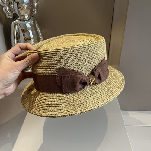 Loewe Womens Bucket Hat Luxury Brand Design Loewe Hats Straw Hat with Original Box  