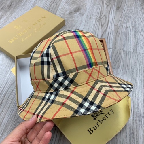 Burberry Womens Mens Cap Bucket Hat Luxury Brand with Original Box  