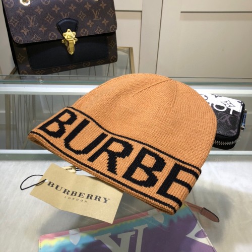 Burberry Womens Mens Cap Knit Hat Luxury Brand with Original Box  