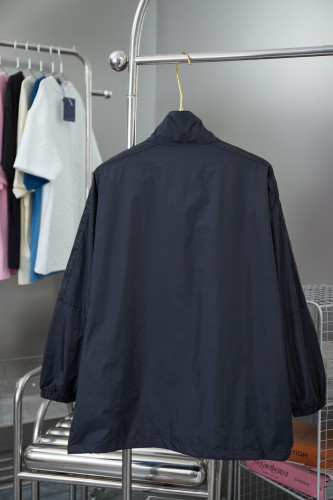 Balenciaga Men Womens Jackets Coat Luxury Brand Mens Jacket BALENCIAGA ZIP-UP JACKET IN BLACK Top Quality   
