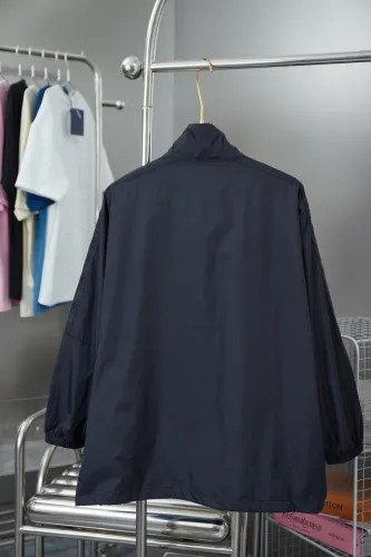 Balenciaga Men Womens Jackets Coat Luxury Brand Mens Jacket BALENCIAGA ZIP-UP JACKET IN BLACK Top Quality   