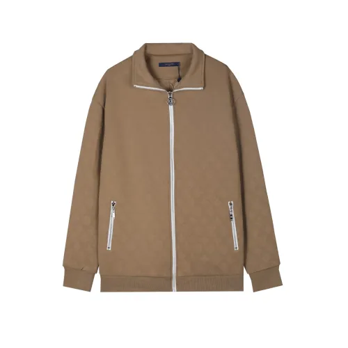 Louis Vuitton Womens Mens Zip Sweatshirt Luxury Brand Mens Sweatshirts   