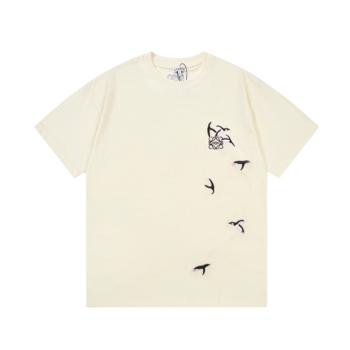 Loewe Luxury Brand Men Womens Short Sleeve T-Shirt   