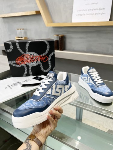 Versace Men Shoes Fashion Sneakers Luxury Brand Top Quality Breathable Versace Odissea Sneaker with Original Box whatsapp  