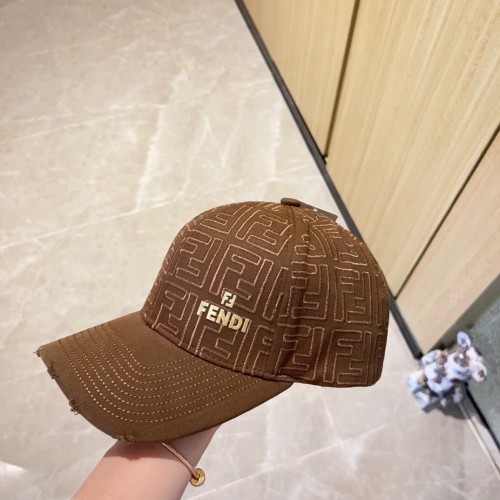 Fendi Men Womens Baseball Hat Luxury Brand Design Fendi Cap with Original Box  