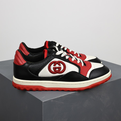 Gucci Womens Shoes Sneakers Luxury Brand Women's MAC80 sneaker in black leather with Original Box Whatsapp 
