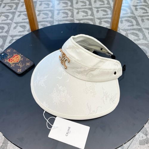 Celine Womens Hats Luxury Brand Design Celine Visor Hat with Original Box  
