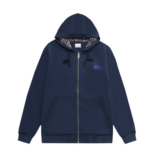 Burberry Womens Mens Sweatshirt Luxury Brand Mens Zip Hoodie   
