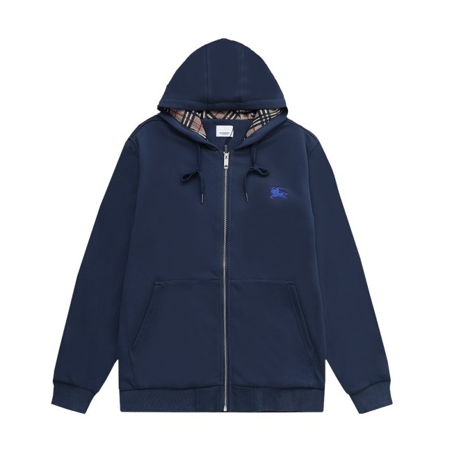 Burberry Womens Mens Sweatshirt Luxury Brand Mens Zip Hoodie   