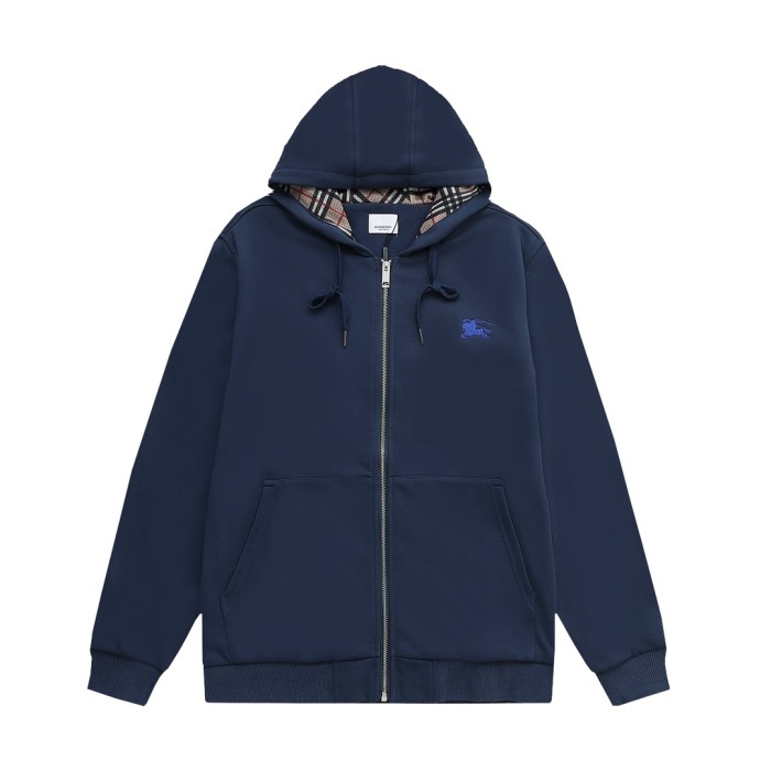 Burberry Womens Mens Sweatshirt Luxury Brand Mens Zip Hoodie   