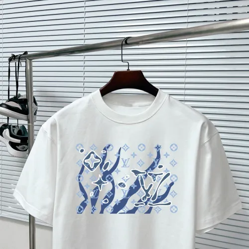 Louis Vuitton Luxury Brand Men Womens Short Sleeve T-Shirt   