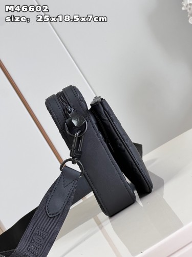 Copy Louis Vuitton Mens Shoulder Bags Luxury Brand Fashion Type Trio Messenger M46602 with Original Box  
