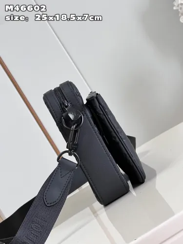 Copy Louis Vuitton Mens Shoulder Bags Luxury Brand Fashion Type Trio Messenger M46602 with Original Box  