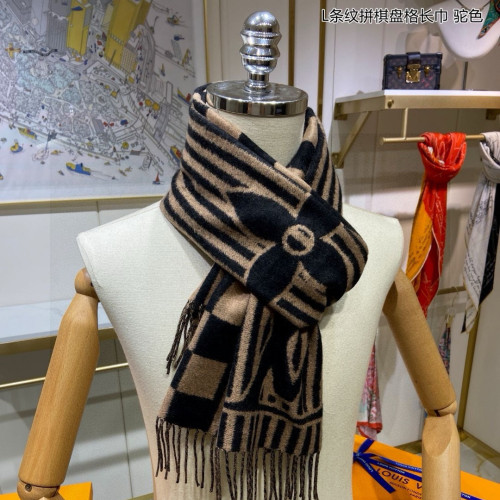 Louis Vuitton Scarves Men Womens Fashion Scarf with Original Box   