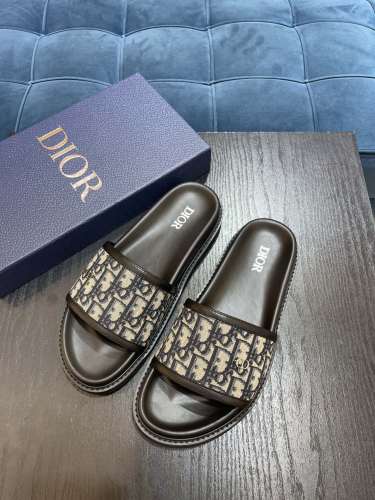 Dior Men Shoes Sandals Luxury Brand Fashion DIOR AQUA SANDAL Black Dior Oblique Jacquard with Original Box 3SA135ZSA_H969 Whatsapp 