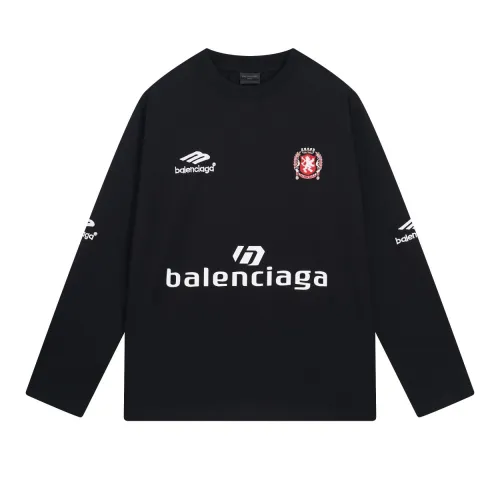 Balenciaga Luxury Brand Women Mens Long Sleeve T-Shirt   