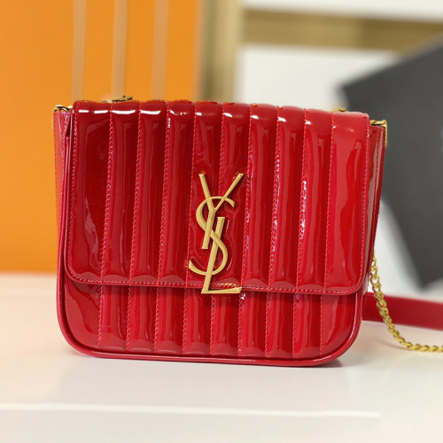 Saint Laurent YSL Womens Bags Designer Luxury Brand Saint Laurent Vicky small in quilted velvet and nappa with Original Box  