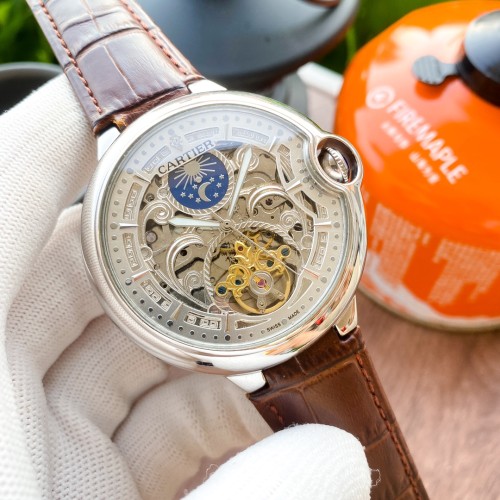 Cartier Mens Watch Luxury Brand Design Fashion Type with Original Box