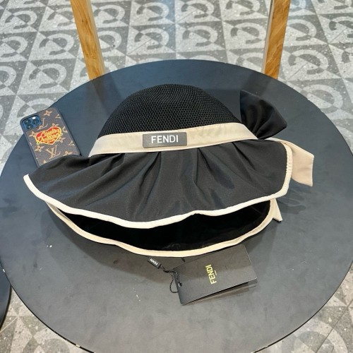 Fendi Womens Bucket Hat Luxury Brand Design Fendi Cap with Original Box  