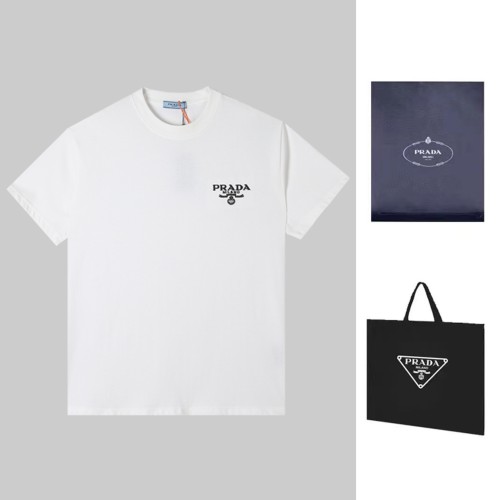 Prada Luxury Brand Men Womens Short Sleeve T-Shirt   