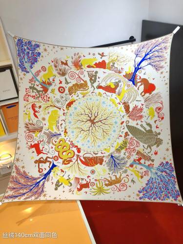 Hermes Scarves Womens Fashion Scarf Shawl 037