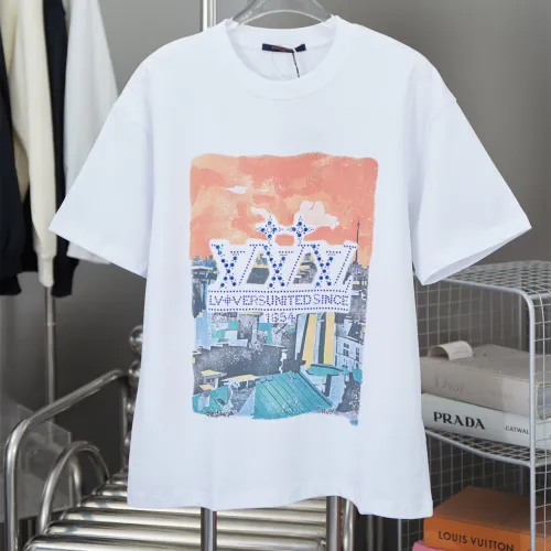 Louis Vuitton Luxury Brand Men Womens Short Sleeve T-Shirt   