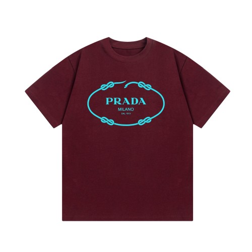 Prada Luxury Brand Men Womens Short Sleeve T-Shirt T shirts   