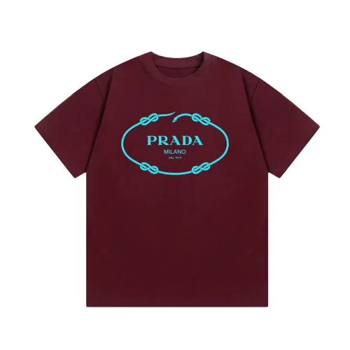 Prada Luxury Brand Men Womens Short Sleeve T-Shirt T shirts   
