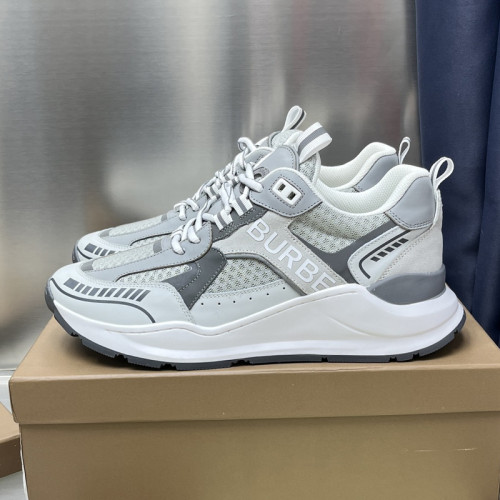 Burberry Men Shoes Fashion Sneakers Luxury Brand Vintage Cotton Sneaker with Original Box