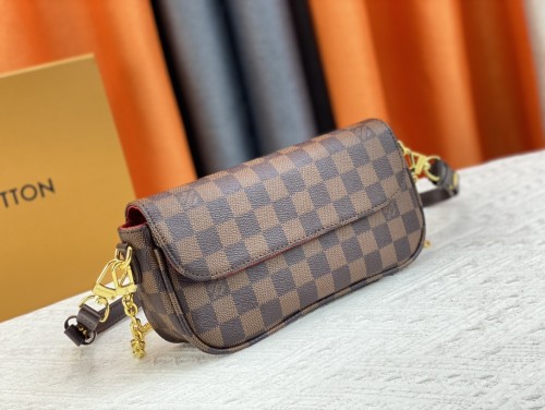 Louis Vuitton Womens Bags Messenger Shoulder Bags Luxury Brand Wallet On Chain Ivy with Original Box M81911