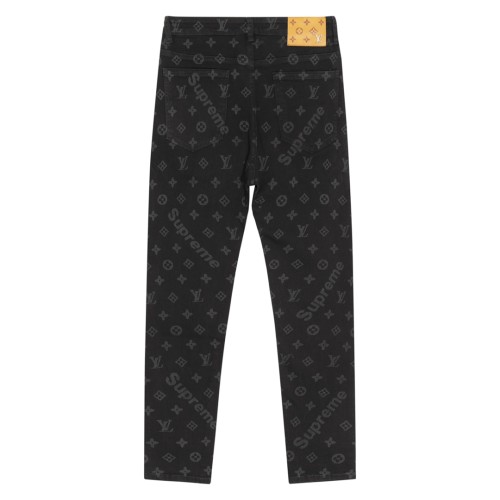 Louis Vuitton Luxury Brand Women Mens Pant Jeans   