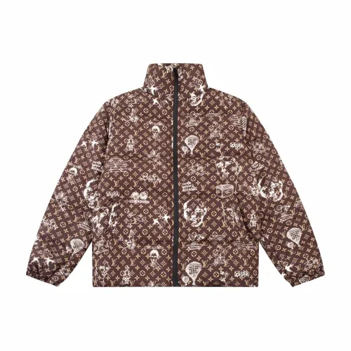 Louis Vuitton Men Womens Down Jacket Luxury Brand Mens Jackets Top Quality   