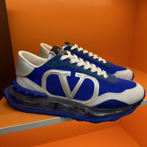 Valentino Garavani Mid-Top Calfskin VL7N Sneaker With Bands Mens Shoes Sneakers Luxury Brand with Original Box  