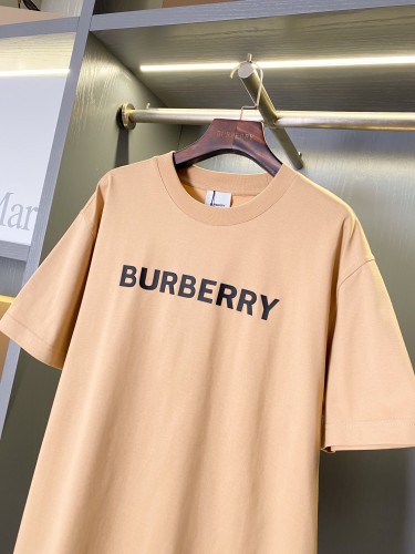 Burberry Luxury Brand Women Mens Short Sleeve T-Shirt Logo Cotton T-shirt   