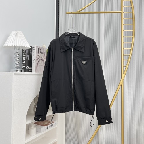 Prada Men Womens Coat Jacket Luxury Brand Womens Jackets Top Quality   