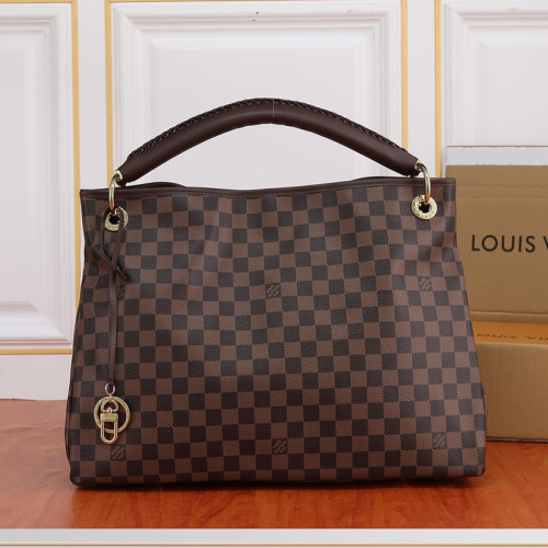 Louis Vuitton Womens Bags Handbags Luxury Fashion Marine Rouge Monogram Empreinte Leather Monogram ARTSY MM M43237  