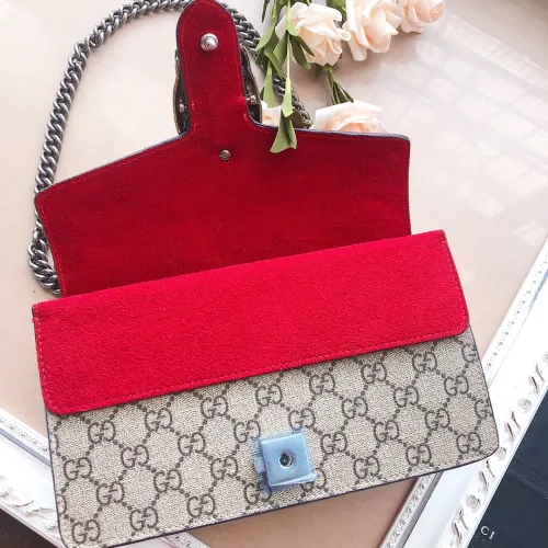 Gucci Womens Bags Crossbody Shoulder Messenger Bags Luxury Brand Dionysus GG small shoulder bag 499623 92TJN 8677 with Original Box
