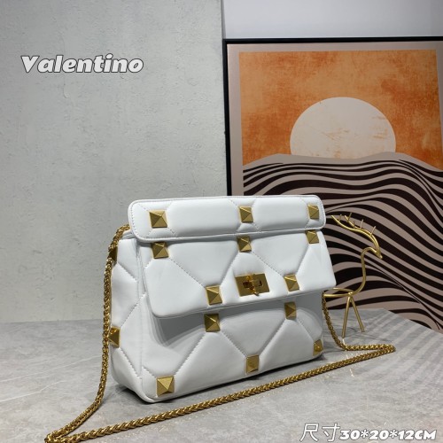Valentino Womens Bags Crossbody Bags Handbags Luxury Brand Valentino Garavani Roman Stud with Original Box V009083#  