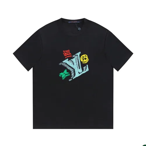 Louis Vuitton Luxury Brand Men Womens Short Sleeve T-Shirt   