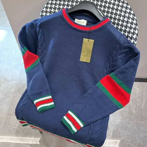 Gucci Men Womens Knit Sweater Luxury Brand Womens Knitwear Top Quality   