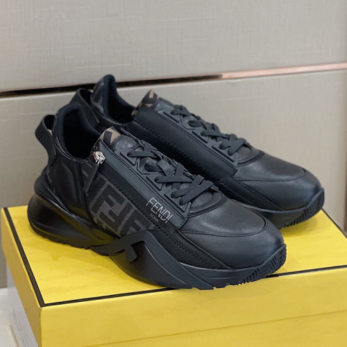 Fendi Mens Shoes Fashion Sneakers Luxury Brand Casual Fendi Flow Low-Top Sneakers Shoes for Men with Original Box