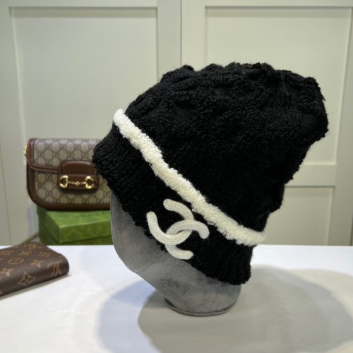 Chanel Womens Hats Luxury Brand Knit Hat with Original Box  