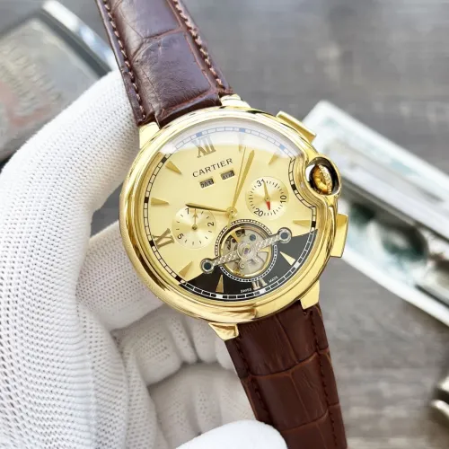 Cartier Mens Watch Luxury Brand Design Fashion Type with Original Box