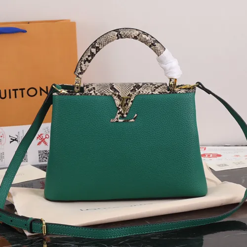 Louis Vuitton Womens Bags Handbags Luxury Brand CAPUCINES BB Leather Messenger Shoulder Bags M52689