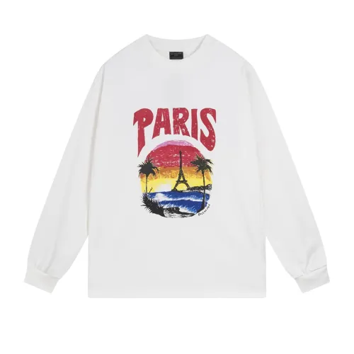Balenciaga Luxury Brand Women Mens Long Sleeve T-Shirt   